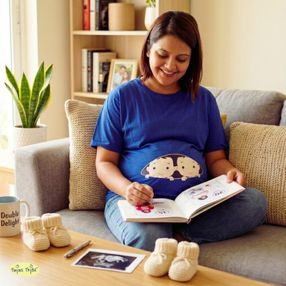 Peek-a-Boo – Tee for Expecting Twin Moms