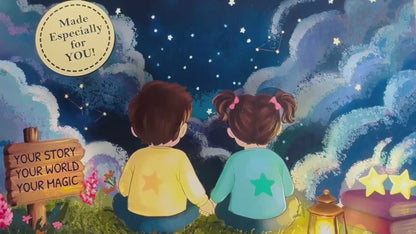 Personalized Storybook for Twins - Side by Side, Stars Aligned